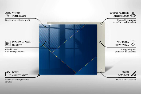 Copertura piano induzione Sfondo moderno