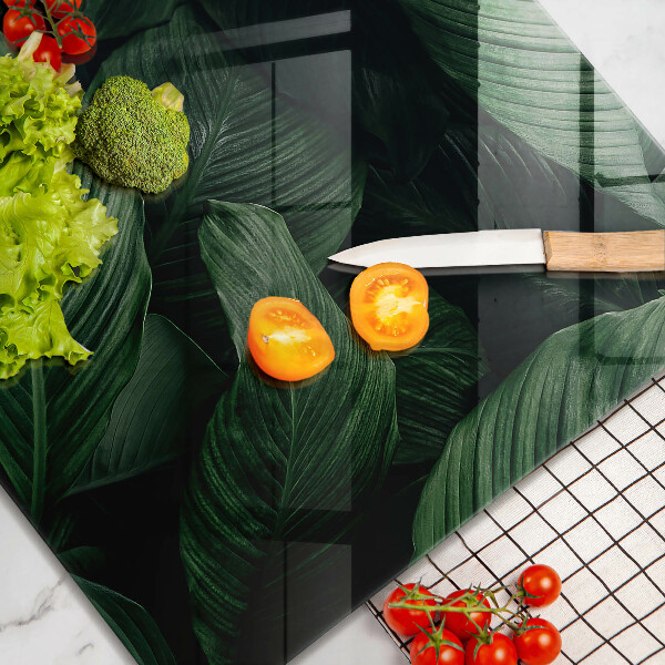 Copertura piano induzione Foglie scure