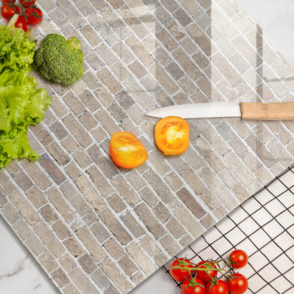 Copertura piano induzione Muro di mattoni luminosi