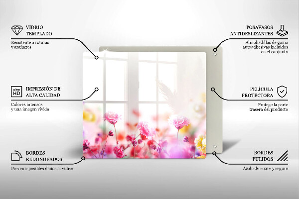 Copertura piano induzione Prato fiorito