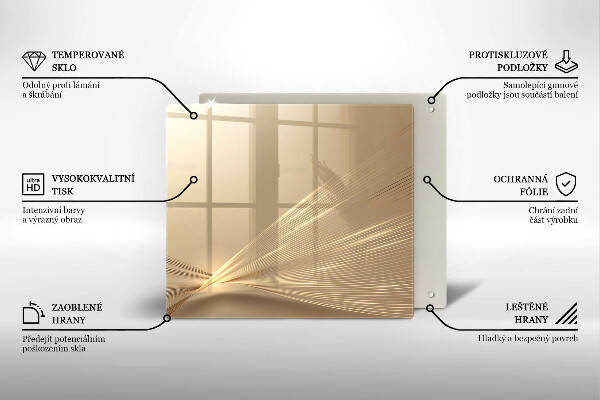 Copri piano cottura Astrazione moderna