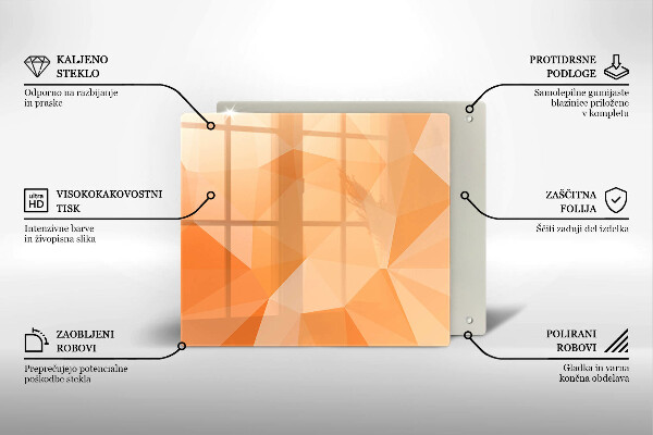 Copri piano cottura Sfondo geometrico