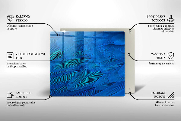 Copri piano cottura Piume di uccelli