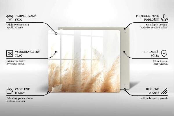 Copri piano cottura Erba della pampa