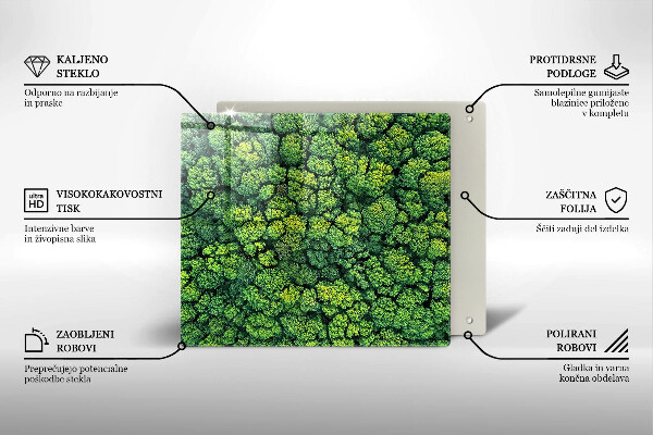 Proteggi piano induzione Pianta di muschio naturale