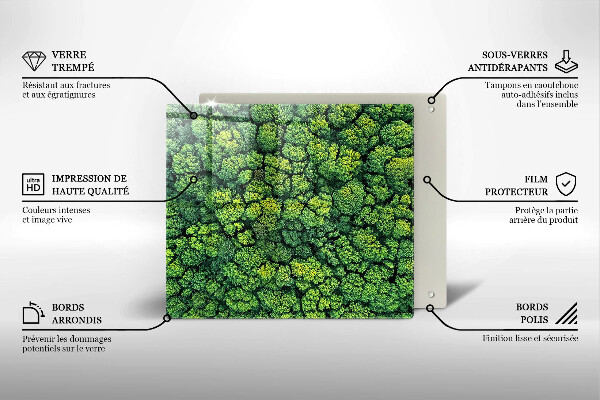 Proteggi piano induzione Pianta di muschio naturale