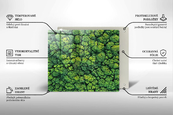 Proteggi piano induzione Pianta di muschio naturale
