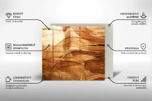 Copri piano cottura Struttura della tavola di legno