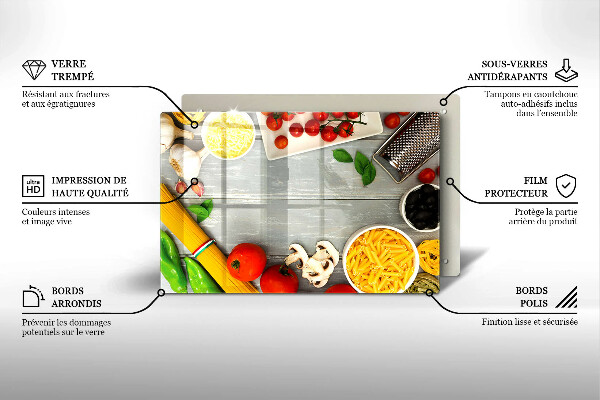 Copri piano cottura Cibo da cucina
