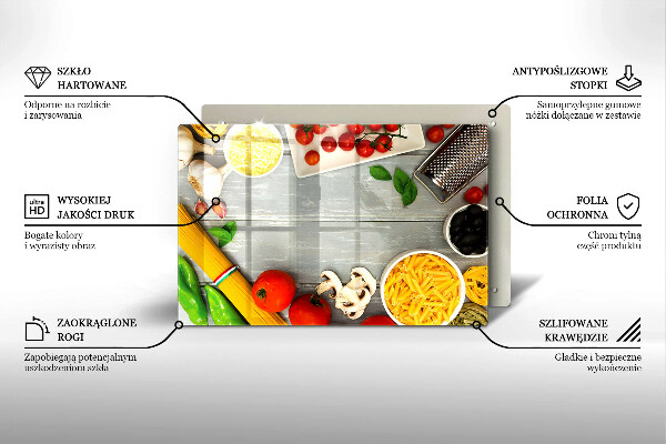 Copri piano cottura Cibo da cucina