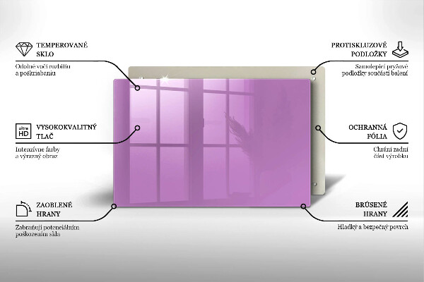 Copri piano cottura Colore viola