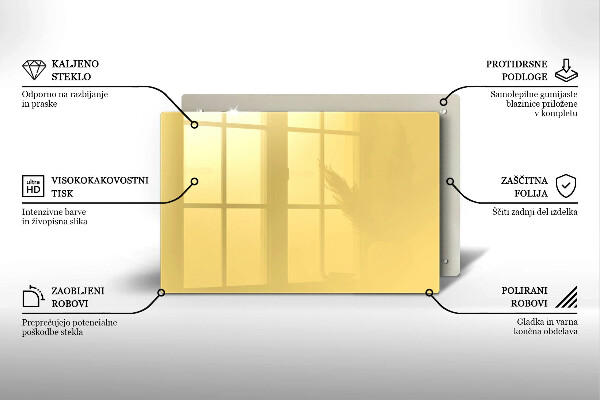Copri piano cottura Giallo