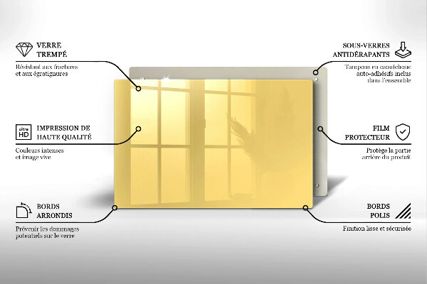 Copri piano cottura Giallo