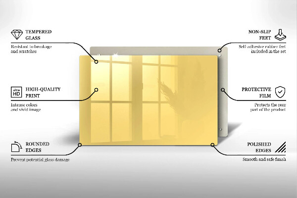 Copri piano cottura Giallo