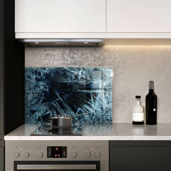 Copri piano cottura Struttura del ghiaccio tagliente