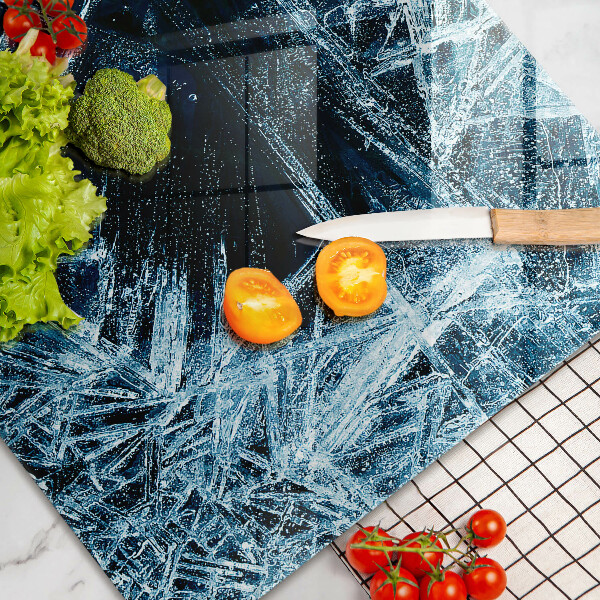 Copri piano cottura Struttura del ghiaccio tagliente