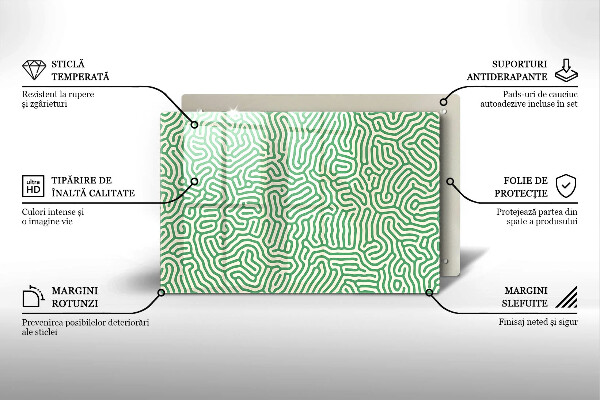 Copri piano cottura Linee astratte
