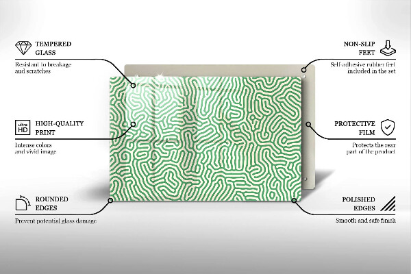 Copri piano cottura Linee astratte