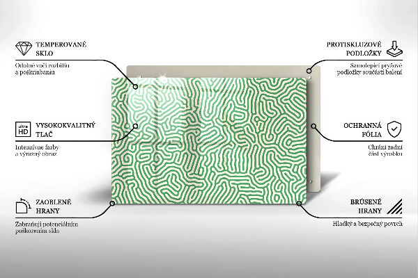Copri piano cottura Linee astratte