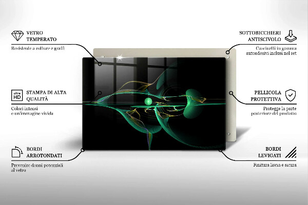 Copri piano cottura Astrazione moderna