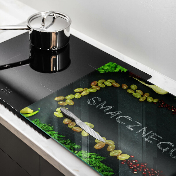 Copri piano cottura Iscrizione Smacznego!