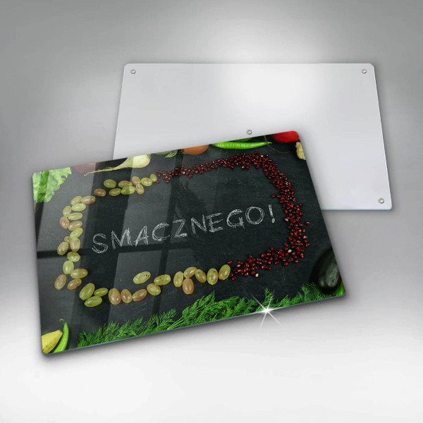 Copri piano cottura Iscrizione Smacznego!