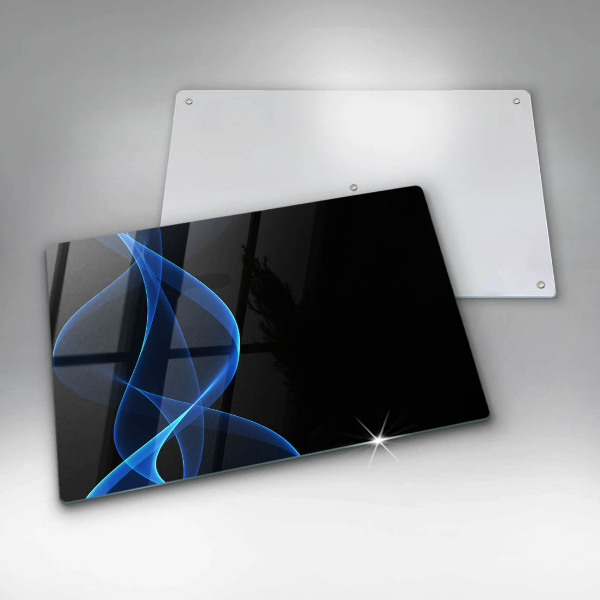 Copri piano cottura Linee blu di fumo