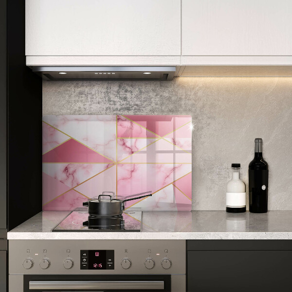 Copri piano cottura Marmo geometrico