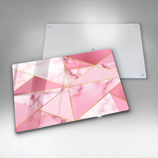 Copri piano cottura Marmo geometrico