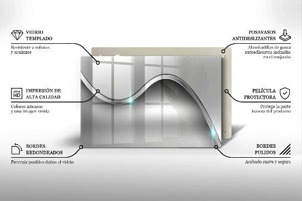 Copri piano cottura Astrazione del metallo