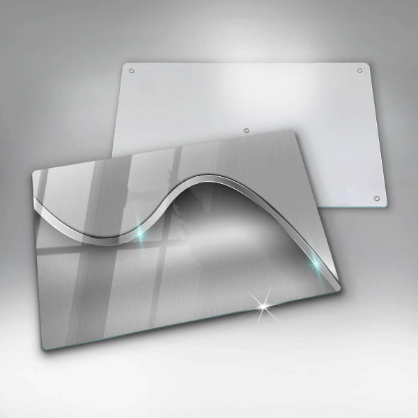 Copri piano cottura Astrazione del metallo