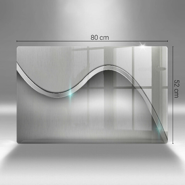 Copri piano cottura Astrazione del metallo