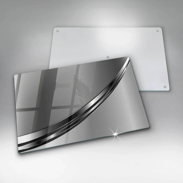 Copri piano cottura Astrazione del metallo