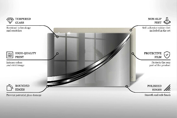 Copri piano cottura Astrazione del metallo