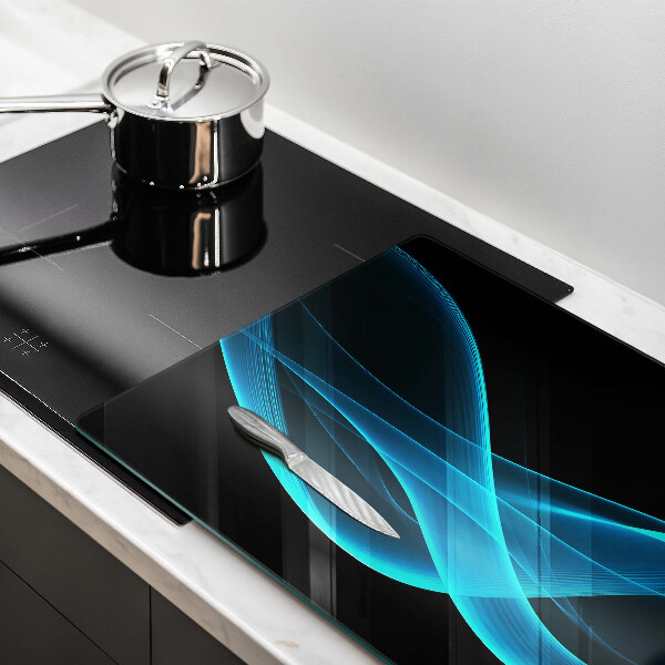 Protezione piano induzione Astrazione blu