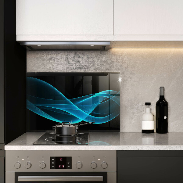 Protezione piano induzione Astrazione blu