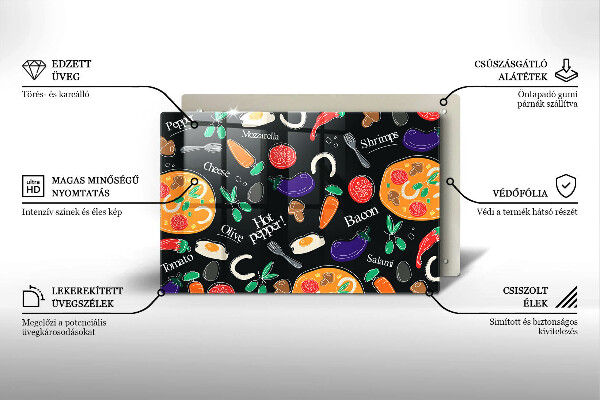 Copri piano cottura Illustrazione del cibo