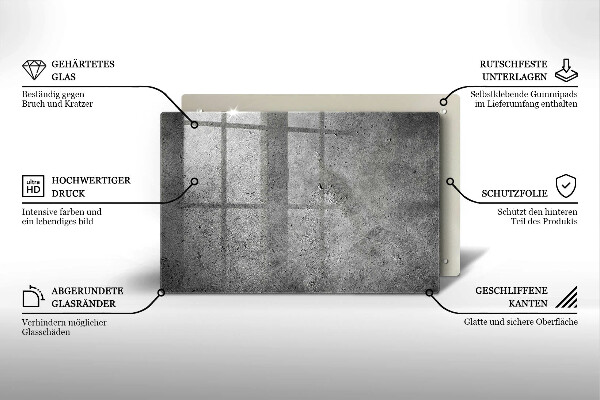 Copri piano cottura Struttura in pietra concreta