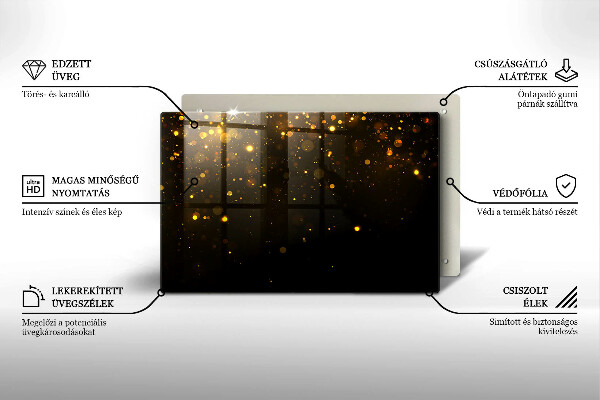 Copri piano cottura Scintillio d'oro
