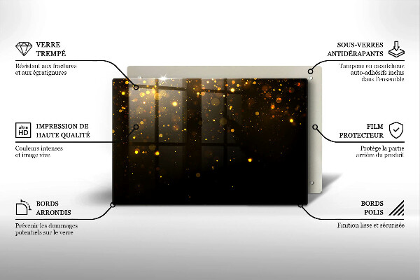 Copri piano cottura Scintillio d'oro