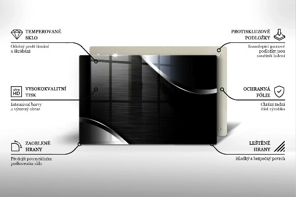 Copri piano cottura Astrazione del metallo