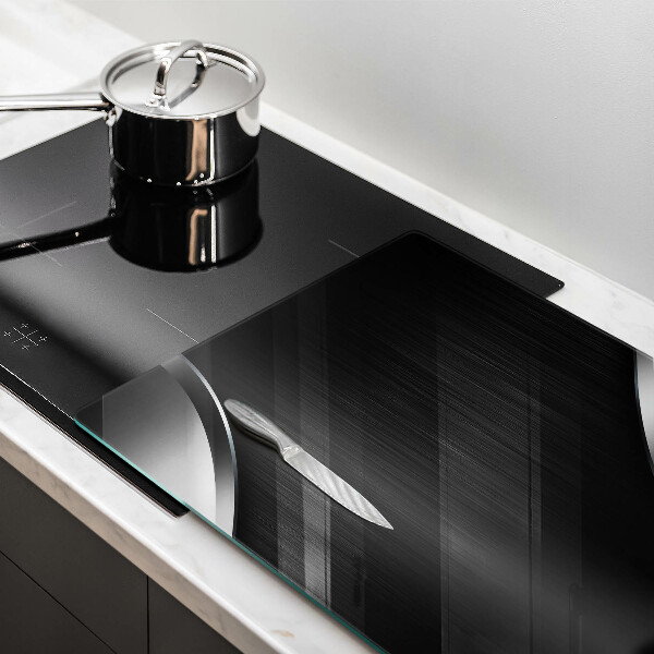 Copri piano cottura Astrazione del metallo