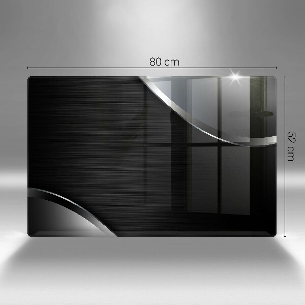 Copri piano cottura Astrazione del metallo