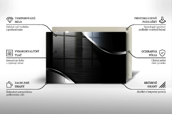 Copri piano cottura Astrazione del metallo
