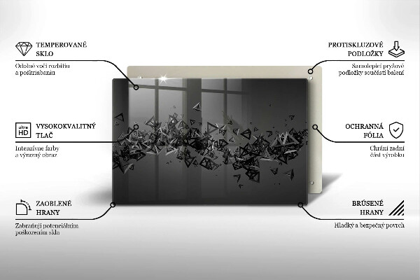 Copri piano cottura Forme astratte 3D