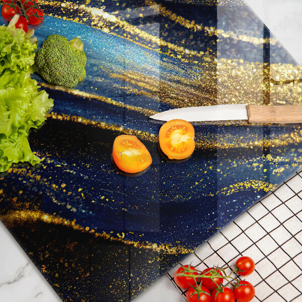 Protezione piano cottura Astrazione blu navy