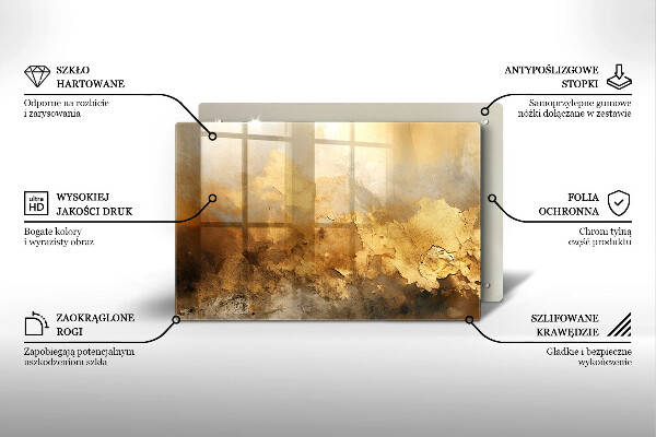 Copri piano cottura Trama ricca