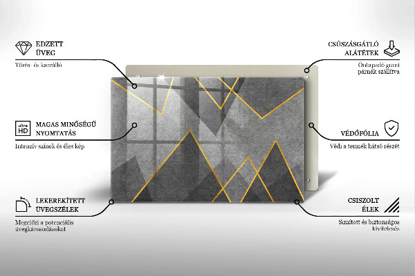 Copri piano cottura Forme taglienti