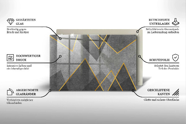 Copri piano cottura Forme taglienti
