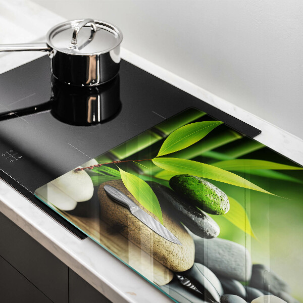 Copri piano cottura Pietre di bambù Zen